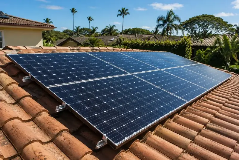 Installation de panneaux solaires à Saint-Martin-de-Hinx